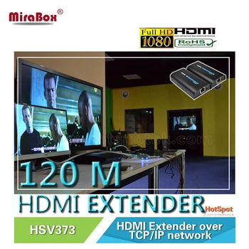HSV373 HDMI Over IP Splitter HDMI Podaljšek 1 Pošiljatelja do 15 Sprejemnik Nad Stikalo Z Cat5/Cat5e/Cat6 UTP/STP Lan Kabel