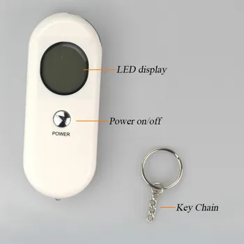 LCD Zaslon Breathalyzer Analyzer Detektor Test Alkohola Dih Tester Breathalyser Naprave z Avtomobilom Keychain Alkohola Test