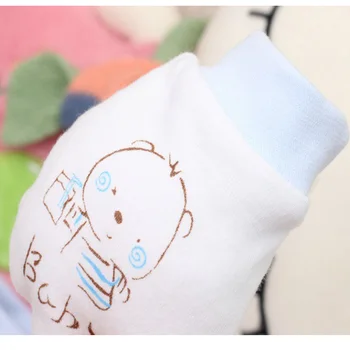 Risanka Vzorec Anti-razumevanje Rokavice Štirje letni Časi Novorojenčka Varnost Za Novorojenčka Zaščito Obraza Baby Mitten