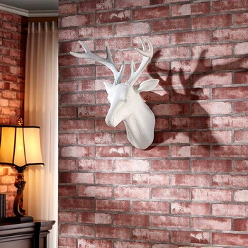 Sodobni umetnosti jelena glavo stenske mini živali glavo kiparstvo plastične imitacije potekal dekoracijo sten steno dnevne sobe decora