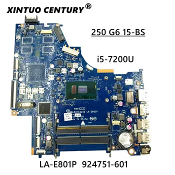 Za HP 15-BS Prenosni računalnik z Matično ploščo LA-E801P 924751-601 924751-501 924751-001 Z i5-7200U CPU DDR4 MB Testirani Hitro Ladjo