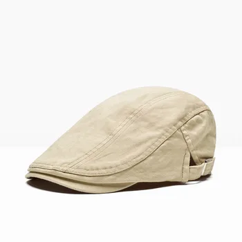 PADEGAO bombaž za moške jeseni baretka skp ravno zgosti retro priložnostne klobuk star klobuk za moške in ženske, za vse namene, baretka