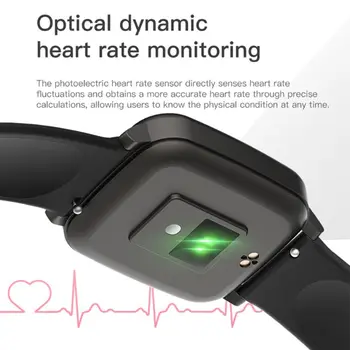 Pametno Gledati Telo Merilnik Srčnega utripa Nepremočljiva FitnessTracker Health Monitor 28TC