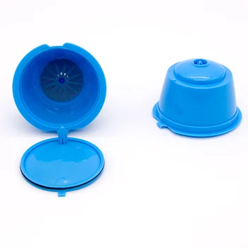 3 kos Večkratno uporabo se lahko ponovno polnijo Aparat za filter kapsula Pokal za Dolce Gusto Filter Košare Stroka S plastično žlico Krtačo Kuhinja Accessor