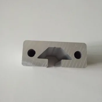 Meri Dolžino Srebrna/črna Eloksiran/Peskanje ekstruzijo Aluminija Profil 1640 16*40 za DIY CNC 3D Tiskalnik Linearni železnici
