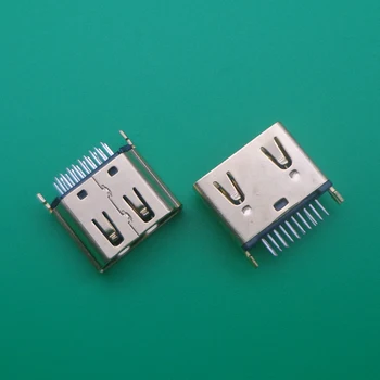 50PCS ženski Vtič 19 pin ženski vmesnik Priključek,2 vrstic (10pin 9pin) 180 stopinj HDMI-compatib ženski vtičnico zamenjava