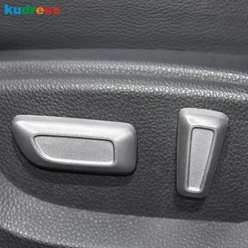 Za Mitsubishi Eclipse Križ 2017-2020 ABS Mat Avtomobilski Sedež Prilagoditev Gumb Gumb Preklopite Pokrov Trim Okvir Notranja Oprema