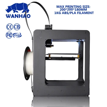 2019 Kitajska Vrh prodajajo 3D tiskalnik Wanhao D6 PLUS 3d tiskalnik Industrijske Razred digital DIY osebnih 3D Tiskanje Stroj