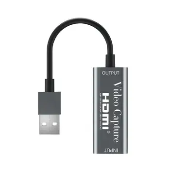 Zajem Video Kartice Priročno Kompaktna HDMI USB 2.0 60fps Igre Capture Card Grabežljivac HD Kamera Snemanje Živo