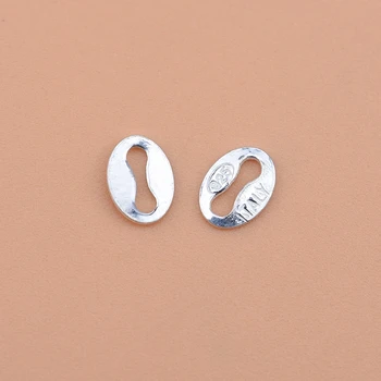 10PCS 925 sterling srebrni nakit dodatki zapestnica povezave kos ogrlica povezave sponke ročno DIY materiala