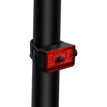 Izposoja varnost opozorilna lučka gorsko kolo zadaj rep lahka nepremočljiva cestno kolo mini rdeč LED luči polnjenje prek kabla USB 4* 2.5* 1.5 cm