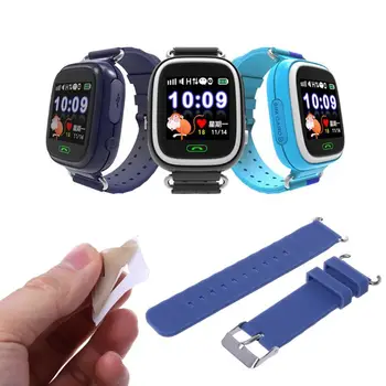 Silikonski Watchband Primeru Gumb Kovinski Vijaki za NESTROKOVNO Popravilo Kit Zamenjava za Q90 GPS Otrok Pametno Gledati Telefon Položaj