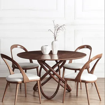 Cafe Pohištvo Določa masivnega lesa, mizice, stoli nastavi 1 miza+4 stoli minimalističen moderno mizo okroglo mizo čaj določa 120*75 cm