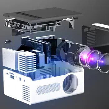 T300 LED Mini Projektor podpira 1080P Video Proyector HDMI USB AV Prenosni Projektor za Domači predstavnostni Predvajalnik