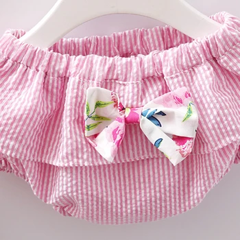 Sladko cvjetnim tiskanje telovnik+hlače 2pc določa priložnostne baby dekleta princesa kompleti oblačil za dojenčke obleke poletje 0-24m