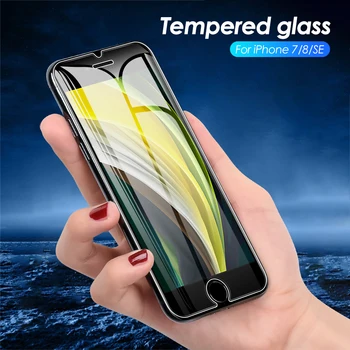 3Pcs Polno Kritje Zaščitno Steklo Za iPhone SE2 6 6s 7 8 Plus Kaljeno Steklo Film Za iPhone X XS XR 11 12 Pro Max Zaslon Stekla