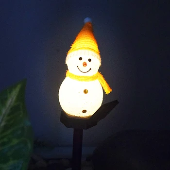 2021Solar Snežaka Led Lučka za Božič Dekorativni Risanka Snežaka Sončne Svetlobe na Tleh Luči Božič Vrt Lučka na Prostem Dekor