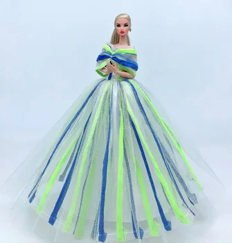 Roza & Zelene in Sive Poročna Obleka, Obleke, Oblačila za 1/6 barbie xinyi FR Licca Lutka , 2020 Novo Obleko