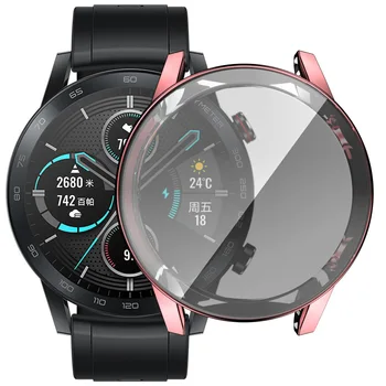 360 Polno Kritje Mehko TPU Watch Primeru Za Čast Magic Straže 2 46mm Ultra Tanek Zaščitni Lupini Zaščitnik Zaslon Smart Watch Pribora
