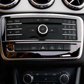 Za Mercedes Benz GLA X156 CLA Razreda iz Nerjavečega Jekla sredinski Konzoli Kritje Decoative Notranje Trim Okvir Avto-styling