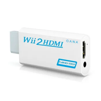 Full HD 1080P Wii Na HDMI Pretvornik Napajalnik Wii 2 HDMI Pretvornik 3.5 mm Audio Za HDTV PC Monitor Zaslon