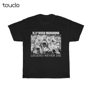 Legende nikoli ne umrejo RIP Diego Maradona Argentina Najboljši Nogometaš T-Shirt Vroče!