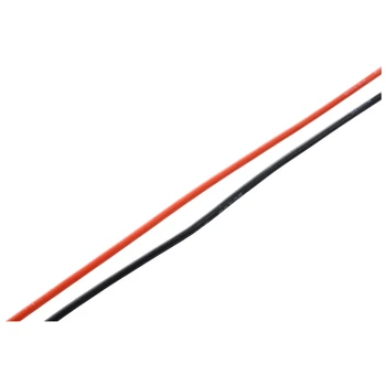2x 3 M 20 Merilnik AWG Silikonske Gume Žice Kabel Rdeče Črn Prilagodljiv