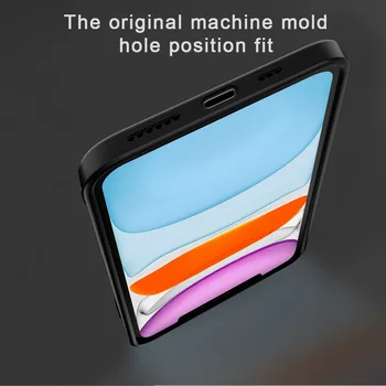 Modne Barve Primeru Telefon Za iPhone 11 12 Max Pro mini XR X XS Max 7 8 6S Plus SE 2020 Telefon Primerih Mehko TPU Črni Pokrov Coque