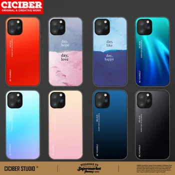 Modne Barve Primeru Telefon Za iPhone 11 12 Max Pro mini XR X XS Max 7 8 6S Plus SE 2020 Telefon Primerih Mehko TPU Črni Pokrov Coque