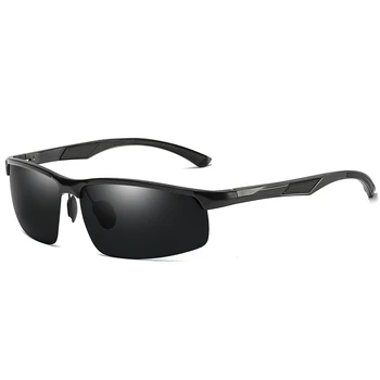 YSO 2020 Modra Polarizirana sončna Očala Za Moške Aluminija Mag Okvir UV400 Zaščito Vožnja Avtomobila Očala Moških Športna sončna Očala 8001