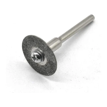 Diamant Rezalna plošča 40PCS (25 mm/22 mm/18 mm/16 mm Vsake 10) z Vretenu (m) 8Pcs za Dremel Rotacijski Orodja