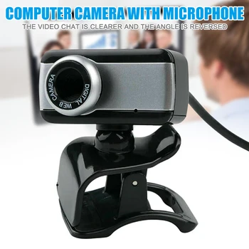 HD Webcam 480P Pretakanje Spletna Kamera z Mikrofonom, Webcam za igre na Srečo Konference Namizje KQS8