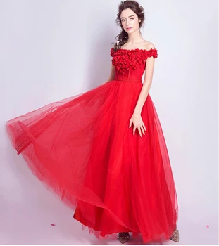 Skp rokavi rdečo večerno obleko dolgo 2017 stranka halje vestido de festa haljo de soiree meri, da velikost 0 brezplačna dostava