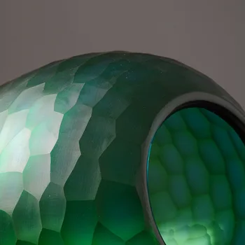 Ameriški Zeleno Steklo Velika Vaza Dnevna Soba Cvet Verandi Model Soba Dekoracijo Doma Nordijska Dekoracijo Doma Bb50