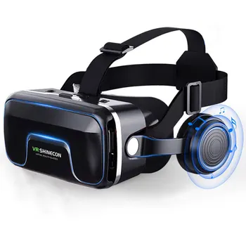 3D VR Očala pametna očala, Slušalke, Očala, 360-stopinjski video Posnetke Hi-fi Stereo slušalke Original VR Virtualne Realnosti 3D Očala Polje VR