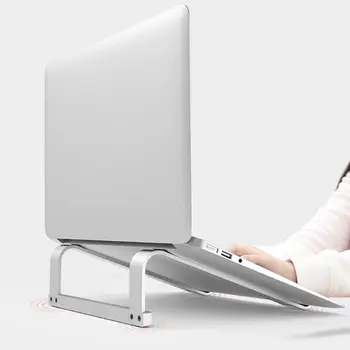 Aluminij Zlitine Nastavljiv Laptop Stand Zložljiva Prenosni Prenosni Nosilec Dvižne Hlajenje Držalo za 11-17Inch Računalnik
