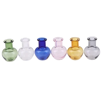 6 Stijl Voor Poppenhuis Meubels Miniaturen Glas Kruik Glazen Pot Vaas 1/12 Lestvica Keuken Speelgoed