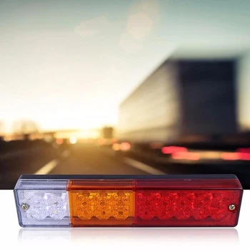 12V Nepremočljiva Tovornjak Priklopnika LED Luč Avto Obračalni Zavore, Stop Luči Obrnite Signalna luč