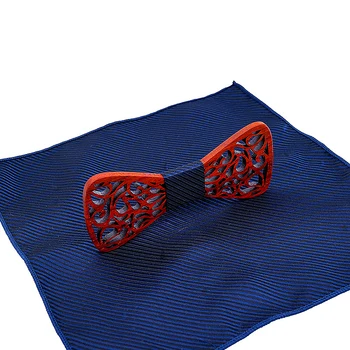 2020 Mens Votle Lesene Lok Kravato Niz Poliester Handkerchief Vratu Vezi za Ženske Formalno Poroko Lesa Bowtie Opremo Cravat