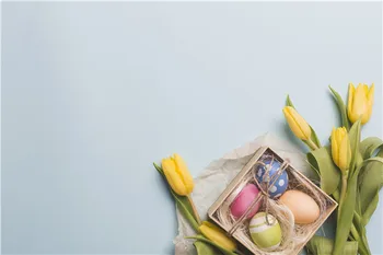 SHENGYONGBAO Vinil po Meri Velikonočni dan Fotografije Kulise Rekviziti Lesene temo Foto Studio Ozadju 20117-09