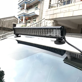 Močan Magnet, Montažni nosilec za Avto, Streho led luči bar 288W 6D Spot/Poplav vožnje svetlobe Izven cest tovornjak smerniki 4x4 meglo lučka