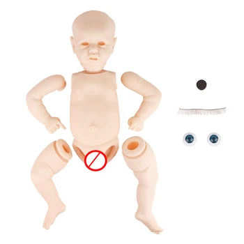 Hoomai 22 Inche Silikonski telo Prerojeni Baby Doll Saskia Vinil Unpainted Nedokončane Lutka Deli DIY Prazno Lutka Kit