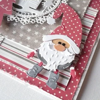 2020 Božič Santa Claus Nastavite Rezanje Kovin Matrice za Proizvode za Scrapbooking Reliefi Plovila Znamk DIY Kartico, zaradi Česar