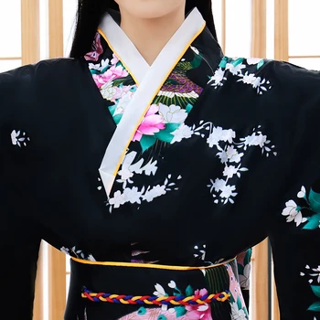 Otrok Novost Cosplay Floaral Obleko Plesne Kostume Japonski Baby Dekle Tiskanje Kimono Obleko Otroci Letnik Yukata Otrok robe