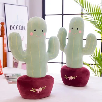 60cm Lepo Mehko Risanka kaktus spraviti ustvarjalne rastlin blazino blazine plišastih sadje, zelenjava, hrana Anti-stres Otrok igrača darilo
