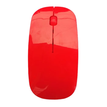 Candy Barve USB Wireless Mouse Ergonomska Ultra Slim Mini Miška za Prenosni RAČUNALNIK Gaming Miška 2,4 Ghz USB Sprejemnik Brezžični Mause
