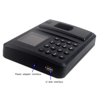 2.4 palčni Barvni TFT USB Biometrični čitalnik Prstnih Času Obiskovanja Pralni Office Časa Diktafon Upravljanje optični bralnik Prstnih odtisov