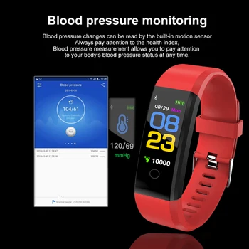 2019 Nove Pametne Gledajo Moški Ženske Srčnega utripa, Krvnega Tlaka, Fitnes Tracker Smartwatch Šport Pazi za ios android +BOX