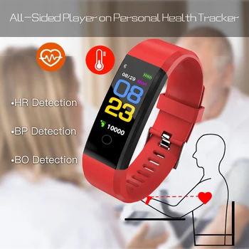 2019 Nove Pametne Gledajo Moški Ženske Srčnega utripa, Krvnega Tlaka, Fitnes Tracker Smartwatch Šport Pazi za ios android +BOX