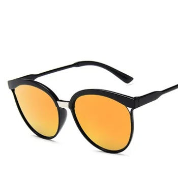 Oculos De Sol Feminino Nov Modni Retro Oblikovalec Super Krog Krog Očala Mačka Oči ženska Sončna Očala Očala